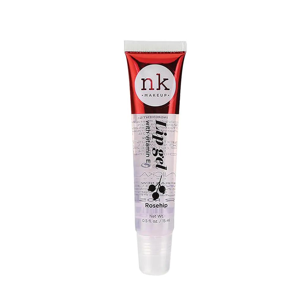 NICKA K NEW YORK VARIETY SET OF 5 NK Hydrating Lip Gel - Vitamin E (Clear, Rosehip Oil, Bubble Gum, Cherry, Strawberry) - Evallys.com # #