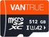 Vantrue 256GB Microsdxc UHS-I U3 4K UHD Video High Speed Transfer Monitoring SD Card with Adapter for Dash Cams, Body Cams, Action Camera, Surveillance & Security Cams - Evallys.com # #