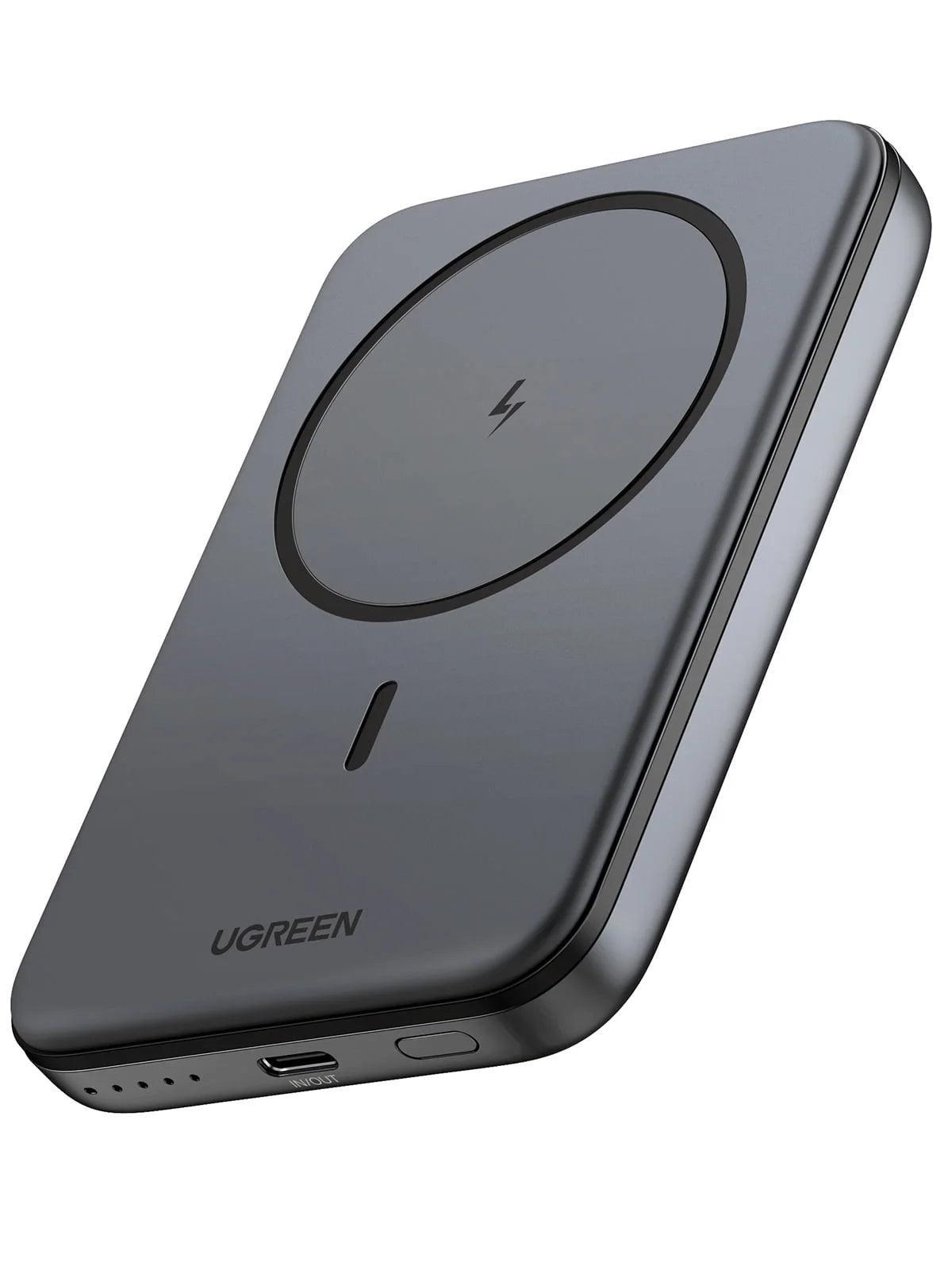 UGREEN 5000Mah Wireless Power Bank, Fast Charging Portable Charger, Battery Pack for Iphone, White - Evallys.com # #