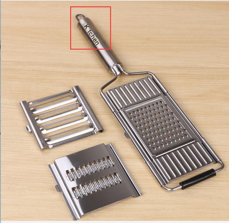 Stainless Steel Grater, Vegetable And Fruit Slicer, Peeler - Evallys.com # #