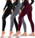 3 Pack Leggings for Women-No See-Through High Waisted Tummy Control Yoga Pants Workout Running Legging Assorted23 Large-X-Large - Evallys.com # #