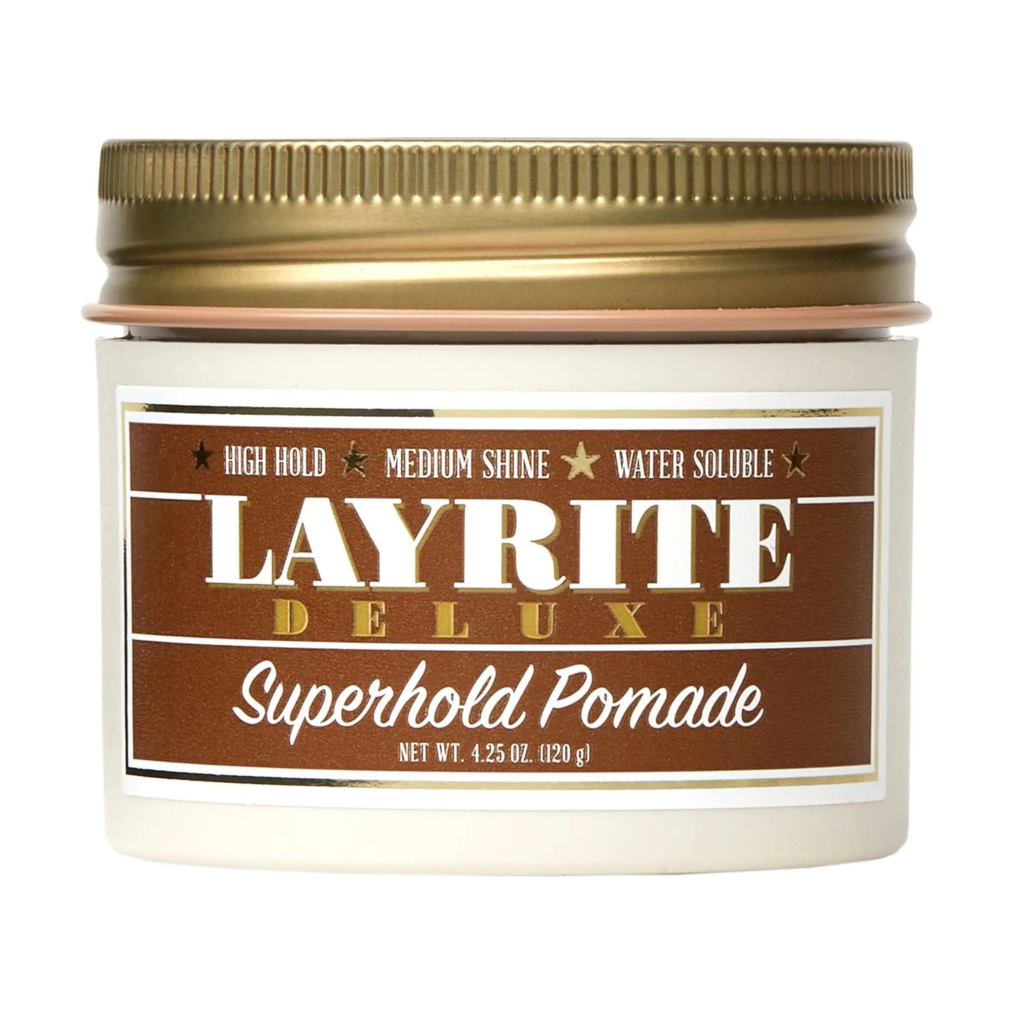 Layrite Superhold Pomade Oz Mild Cream Soda 10.5 Ounce (Pack of 1) - Evallys.com # #