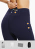 BALEAF Women's Fleece Lined Leggings Water Resistant Thermal Winter Warm Tights High Waisted with Pockets Running Gear 3X-Large Petite-25"-navy - Evallys.com # #