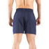 Men's 5" Running Shorts 2 Pack Quick Dry Athletic Workout Gym Shorts with Zipper Pockets Medium Navy/Green - Evallys.com # #