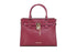 Michael Kors Hamilton Medium Mulberry Grained Leather Satchel Crossbody Handbag - Evallys.com # #