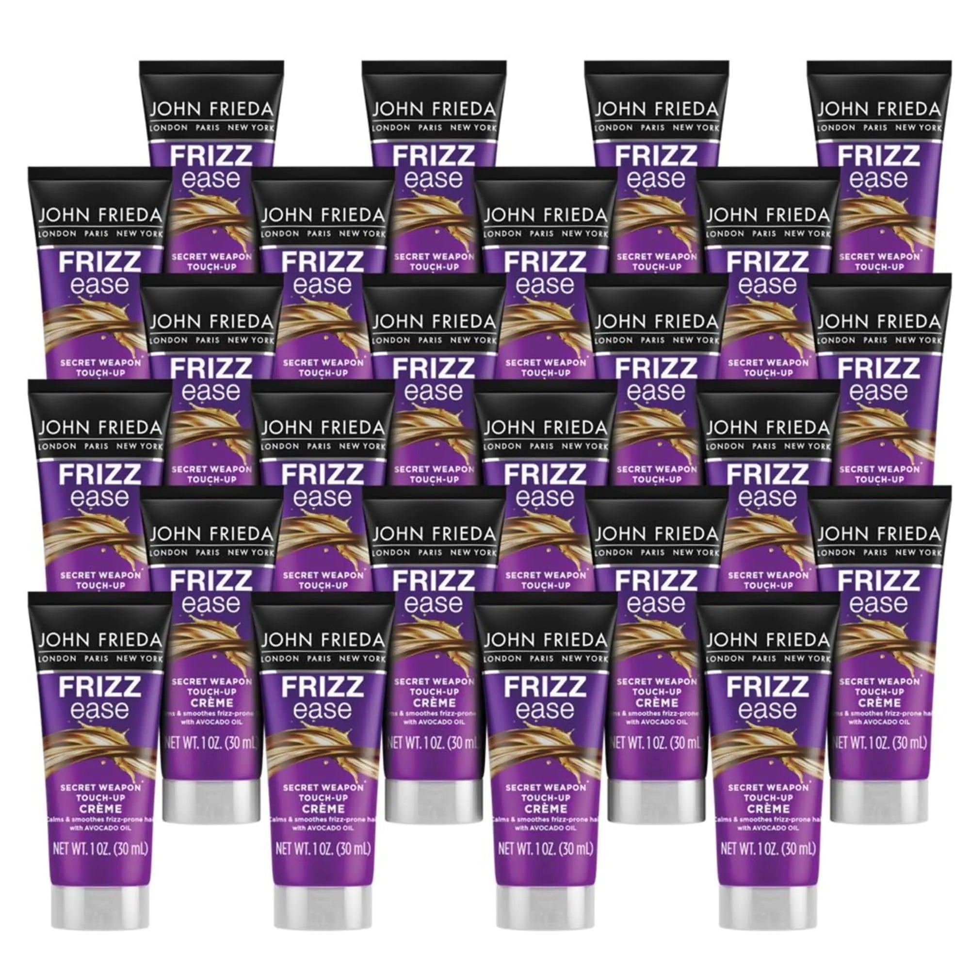 John Frieda Frizz Ease Secret Weapon Touch-Up Crème, Anti-Frizz Styling Cream, Helps to Calm and Smooth Frizz-prone Hair, 1 Oz Bottle (Pack of 24) 1 Fl Oz (Pack of 24) - Evallys.com # #