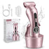 Electric Shaver for Women for Legs Bikini Trimmer Electric Razors for Women Underarm Public Hairs Rechargeable Womens Shaver Wet Dry Use Painless Cordless with Detachable Head (Pink) - Evallys.com