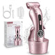 Electric Shaver for Women for Legs Bikini Trimmer Electric Razors for Women Underarm Public Hairs Rechargeable Womens Shaver Wet Dry Use Painless Cordless with Detachable Head (Pink) - Evallys.com