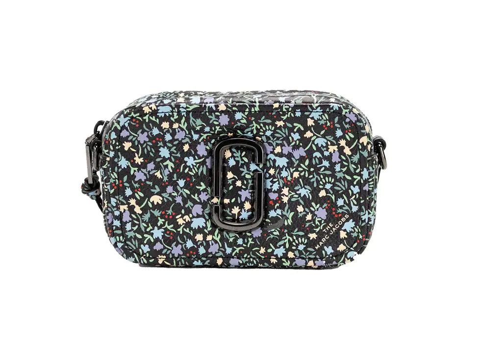 Marc Jacobs The Mini Floral Snapshot Leather Crossbody Bag - Evallys.com # #