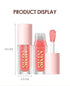 LANGMANNI Lip Oil,No-Sticky Gloss Lip Balm Lip Care,Fruit Flavoured Lip Oil For Dry Lip's Moisturizing Hydrating And Nourishing (Strawberry+Coco) (Strawberry+Coco) - Evallys.com # #