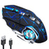 BCOOSS Wireless Gaming Mouse with Buttons on the Side Rechargeable Computer Mice with Light - Evallys.com # #