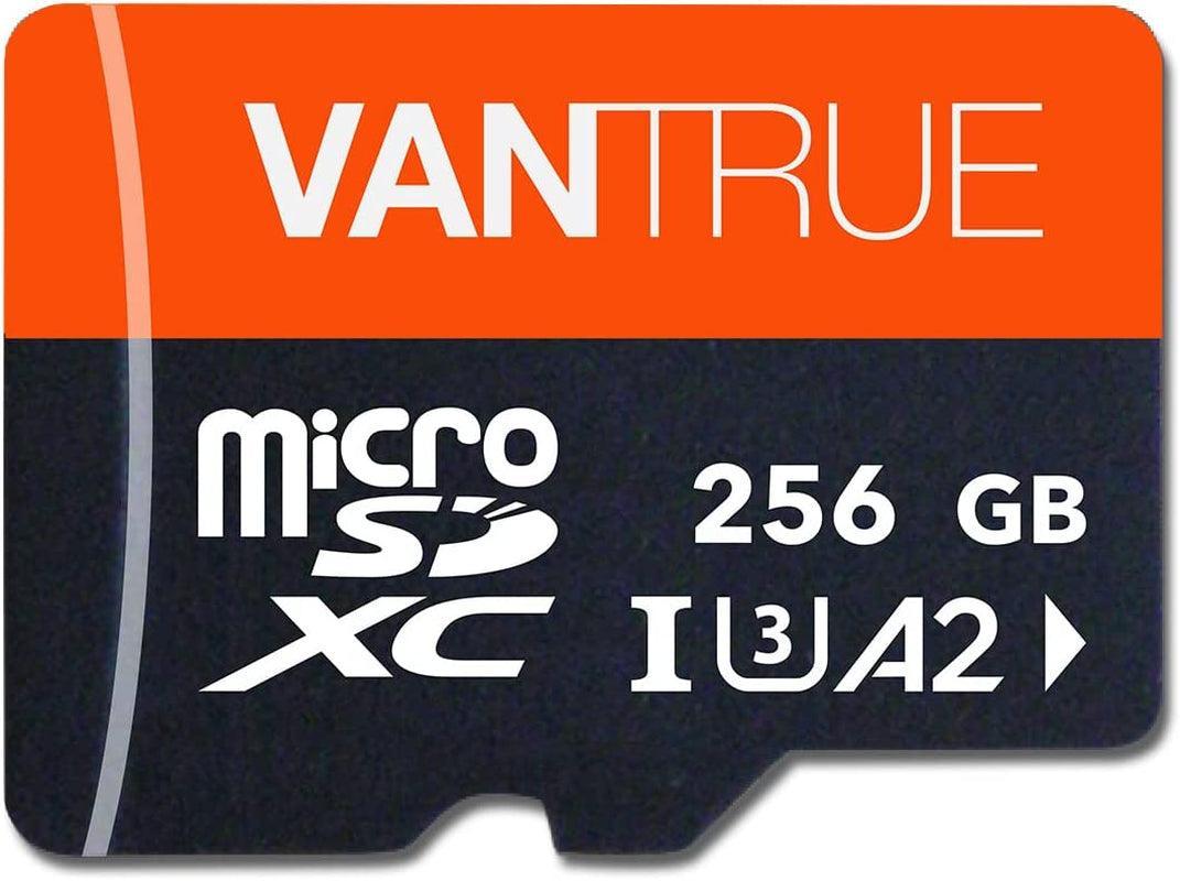 Vantrue 256GB Microsdxc UHS-I U3 4K UHD Video High Speed Transfer Monitoring SD Card with Adapter for Dash Cams, Body Cams, Action Camera, Surveillance & Security Cams - Evallys.com # #