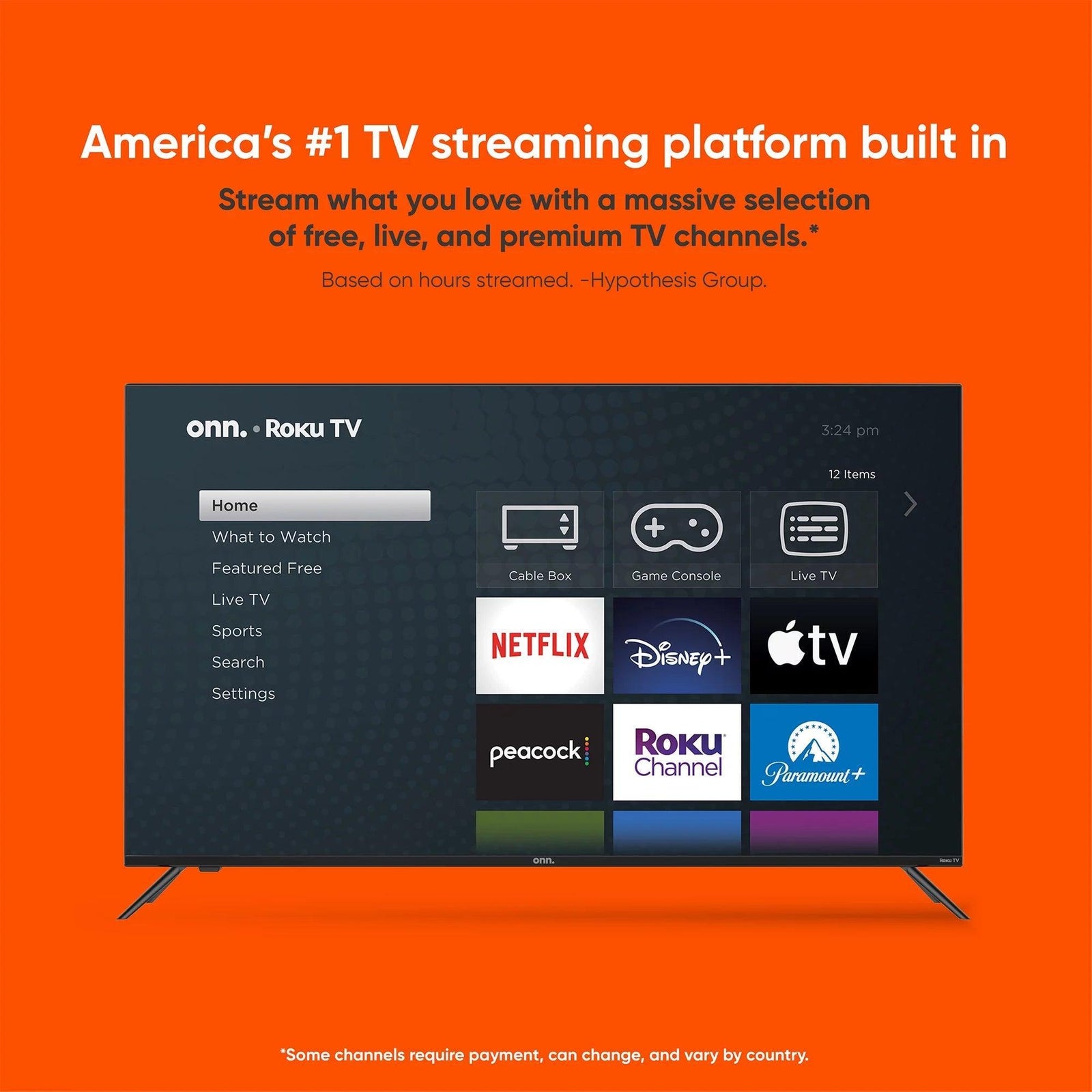 Onn. 50” Class 4K UHD (2160P) LED Roku Smart Television HDR (100012585) - Evallys.com # #
