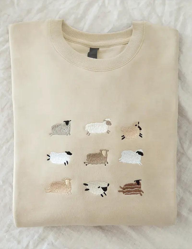 Lost Sheep Sweatshirt (Cream Beige) - Evallys.com # #
