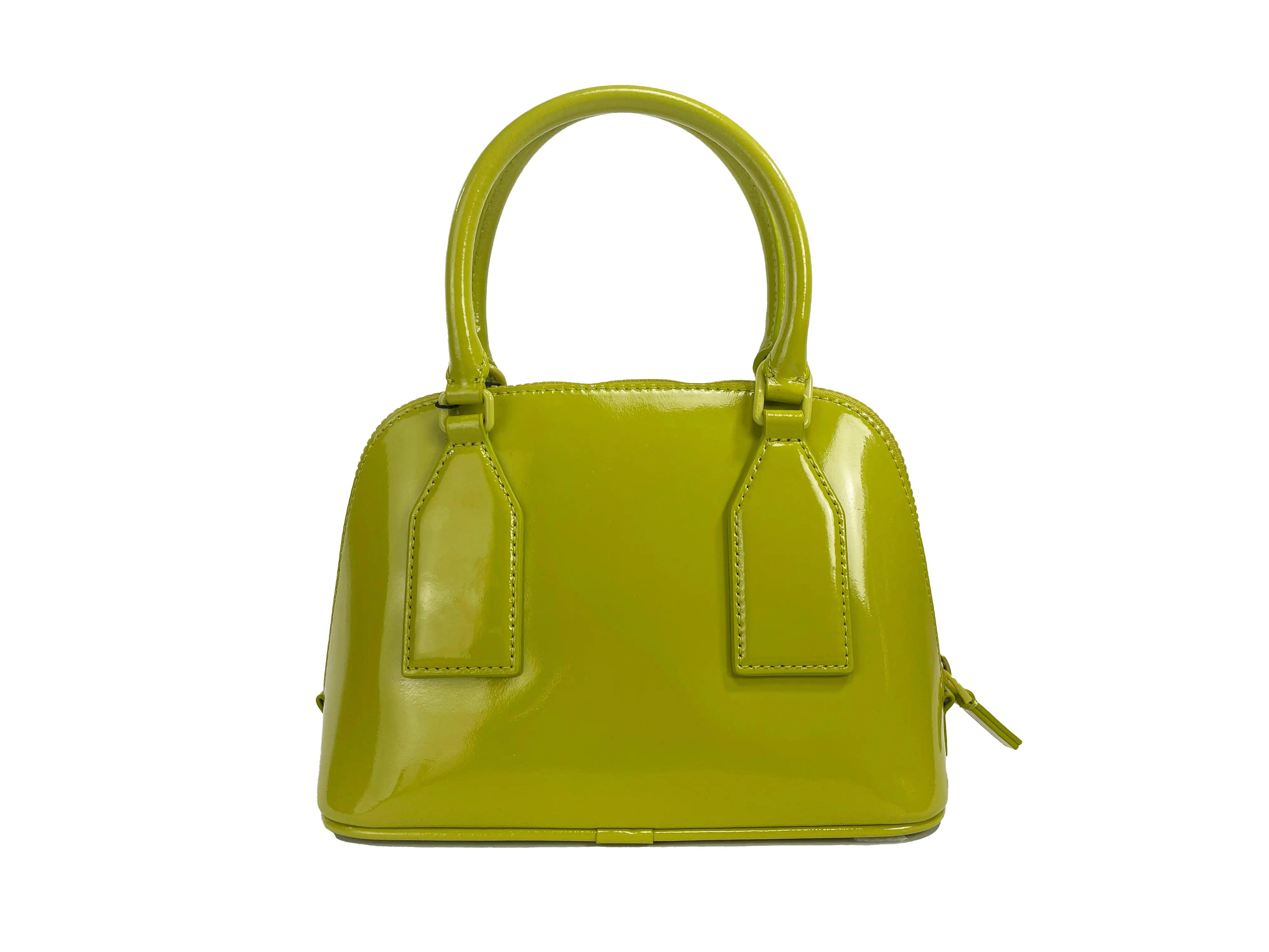 Marc Jacobs Small Patent Leather Dome Satchel - Evallys.com # #