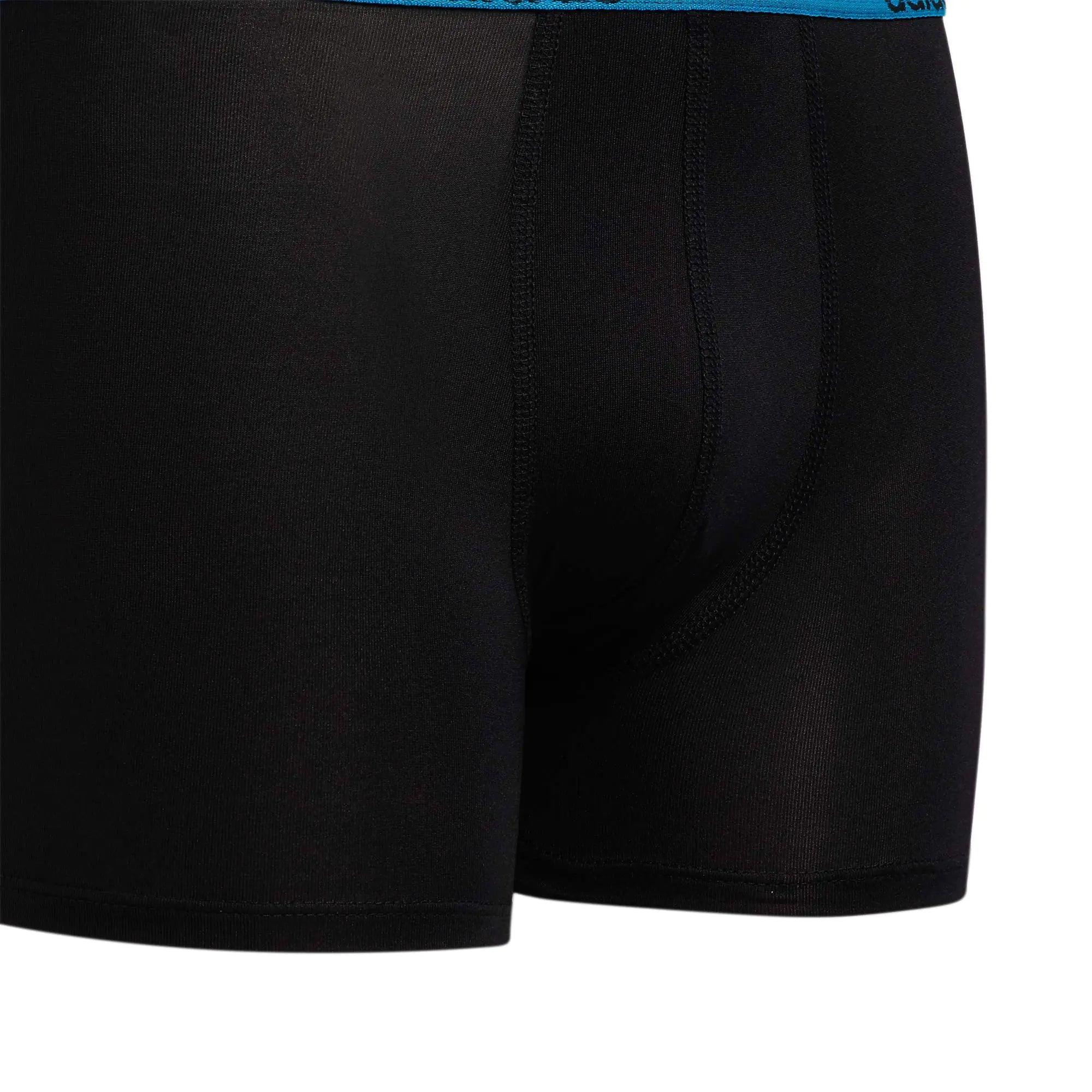 adidas Kids-Boy's Performance Boxer Briefs Underwear (4-Pack) Large Black/Solar Blue/Semi Solar Slime Green - Evallys.com # #