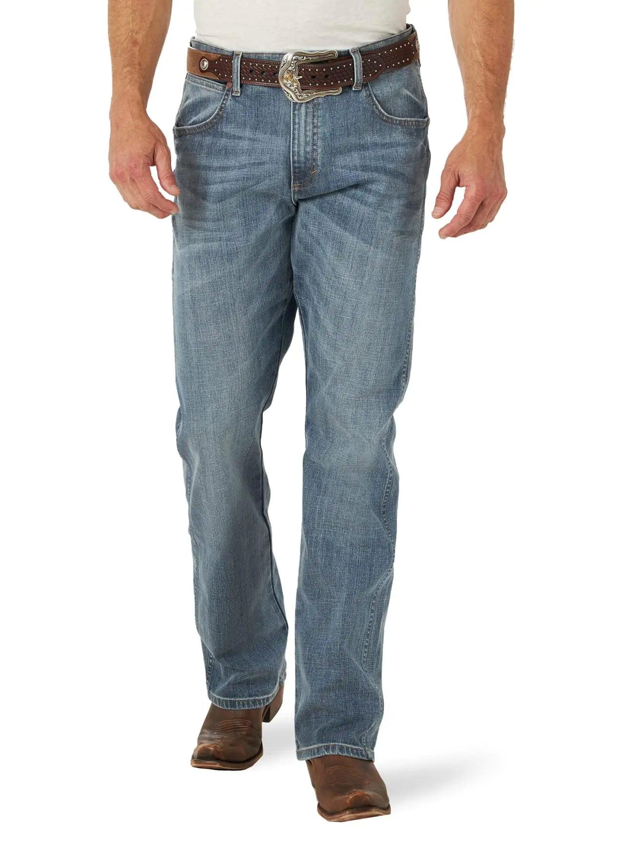 Wrangler Men's Retro Relaxed Fit Bootcut Jeans 34W x 32L Greeley - Evallys.com # #