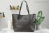 Coach (5696) Brown Black Signature Coated Canvas City Tote Shoulder Bag Handbag - Evallys.com # #