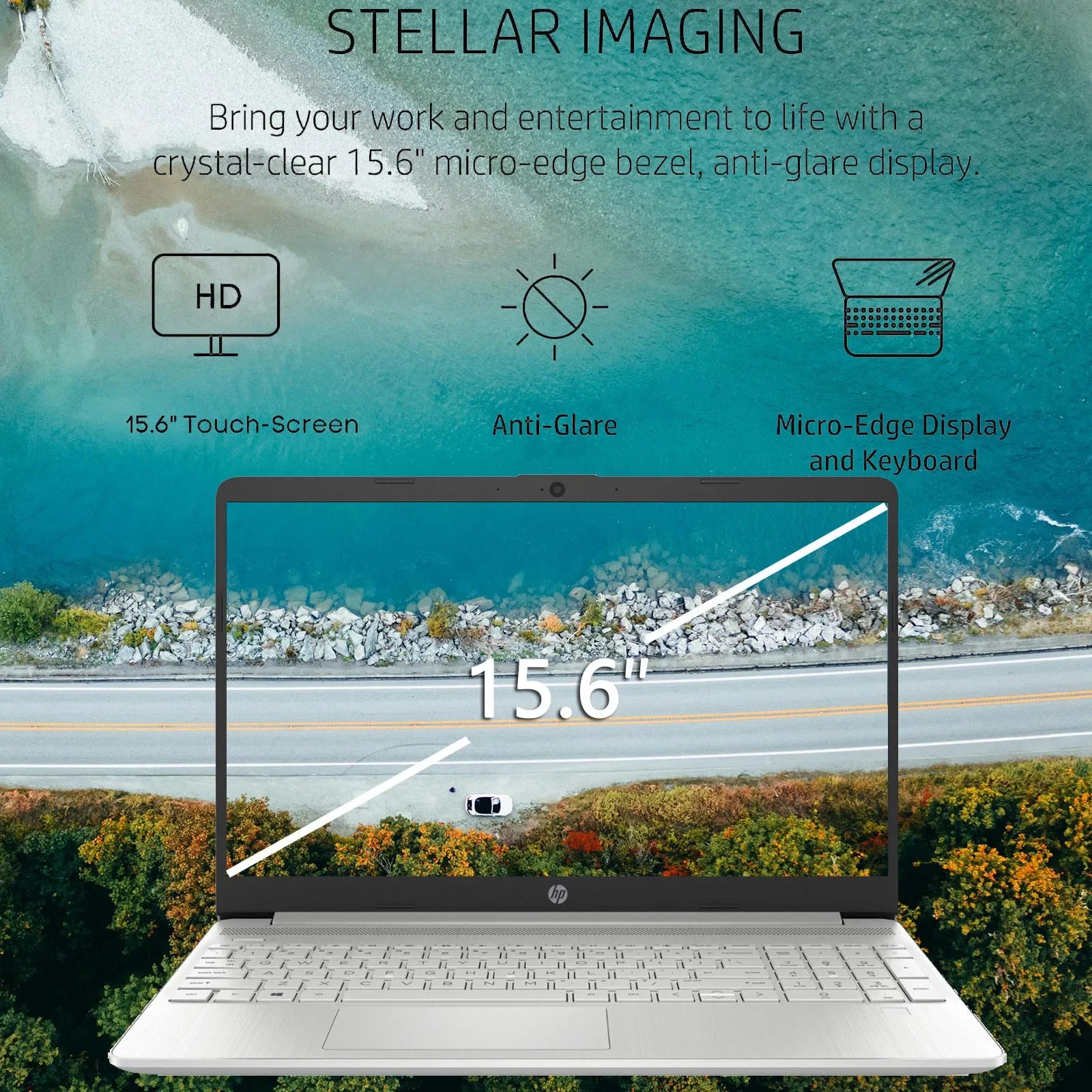 HP 2024 Newest Business Laptop,15.6" Touchscreen Laptop,Intel Core i3-1215U,Up to 64GB RAM,2TB SSD,Intel UHD Graphics,Win 11 Pro - Evallys.com