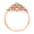 10K Rose Gold Diamond Cocktail Ring (1/2 Cttw, H-I Color, I1-I2 Clarity) - Evallys.com # #