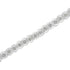 .925 Sterling Silver ½ Cttw Miracle-Set Diamond Round Half Bezel 7” Tennis Bracelet (I-J Color, I2-I3 Clarity) - Evallys.com # #