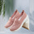 Women’s Breathable Hollow Flats – Slip-On Mesh Loafers with Floral Design - Evallys.com