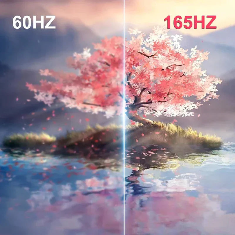 A 34-inch ultra-large curved gaming monitor with 4K HD picture quality, a 165Hz high refresh rate, and a 1500R curvature. - Evallys.com
