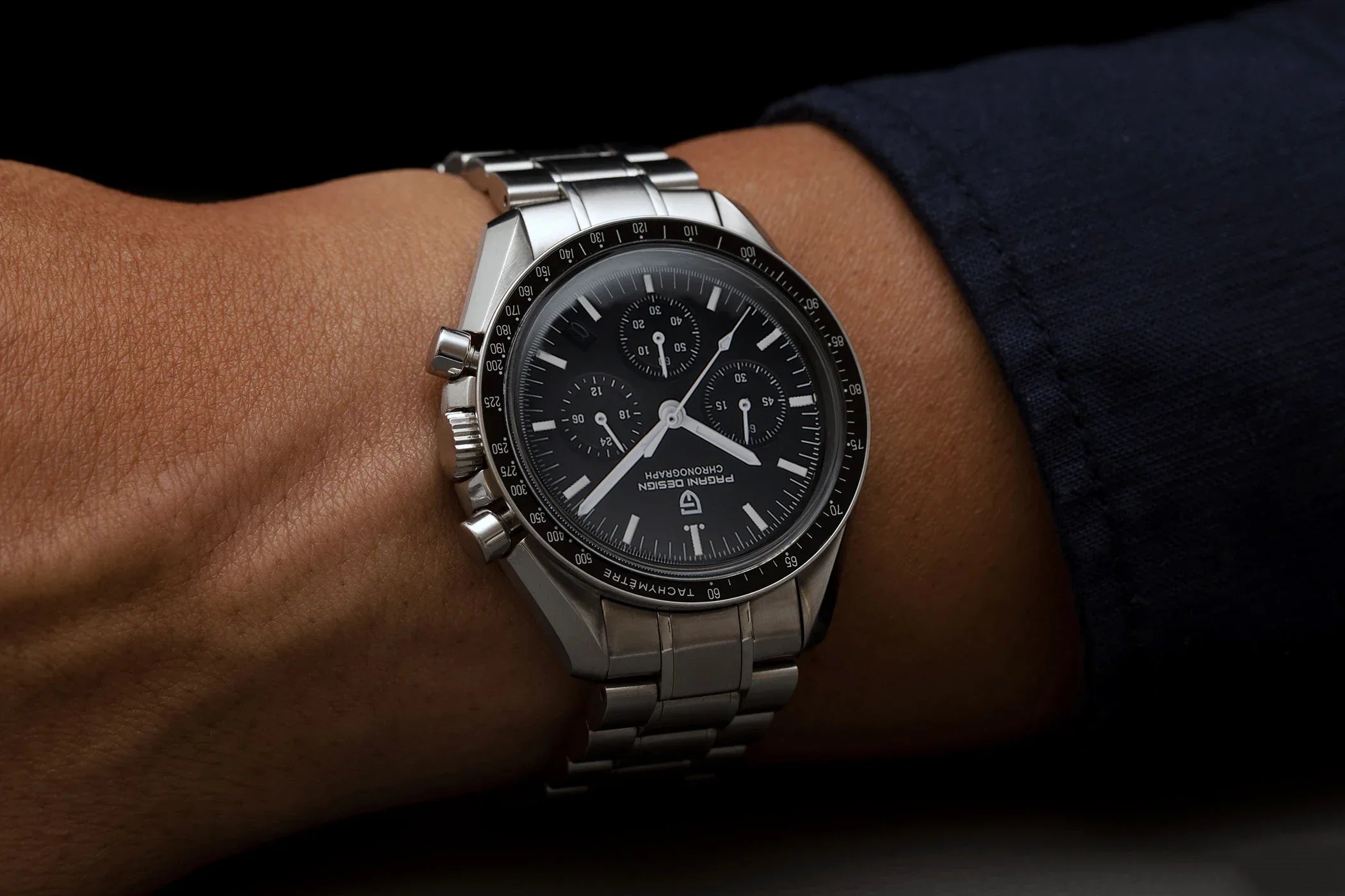 PAGANI DESIGN 2024 New Men's Watches Top Luxury Quartz Watch For Men Auto Date Speed Chronograph AR Sapphire Mirror Wrist watch - Evallys.com