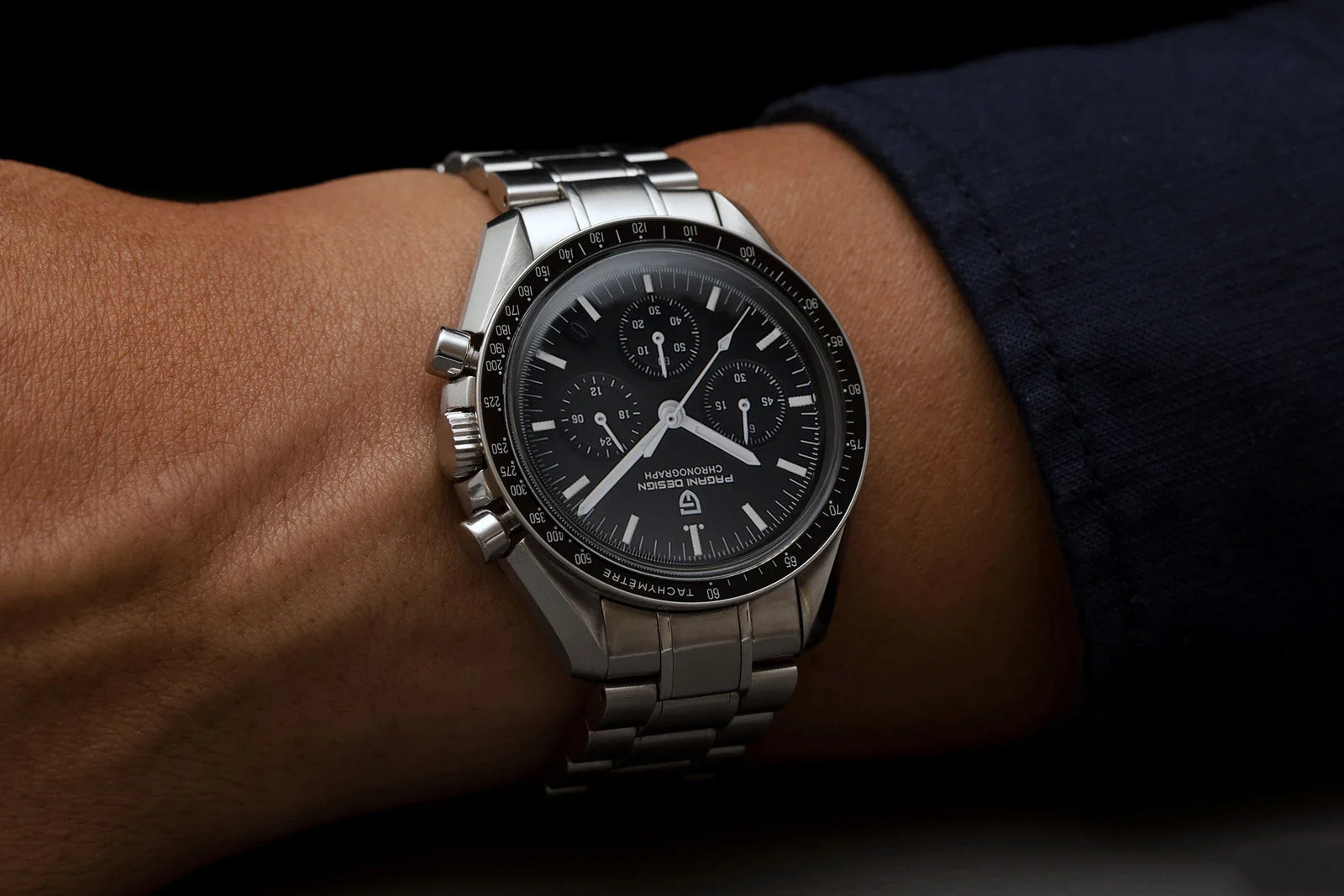 PAGANI DESIGN 2024 New Men's Watches Top Luxury Quartz Watch For Men Auto Date Speed Chronograph AR Sapphire Mirror Wrist watch - Evallys.com