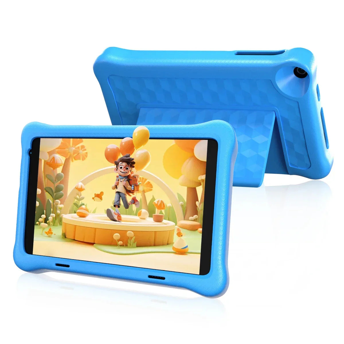 8 Inch Kid Tablet Android11 Learning Tablets Quad Core Processor 2GB+32GB 128GB Expansion 5000mAh Child Eye Protection With Case - Evallys.com