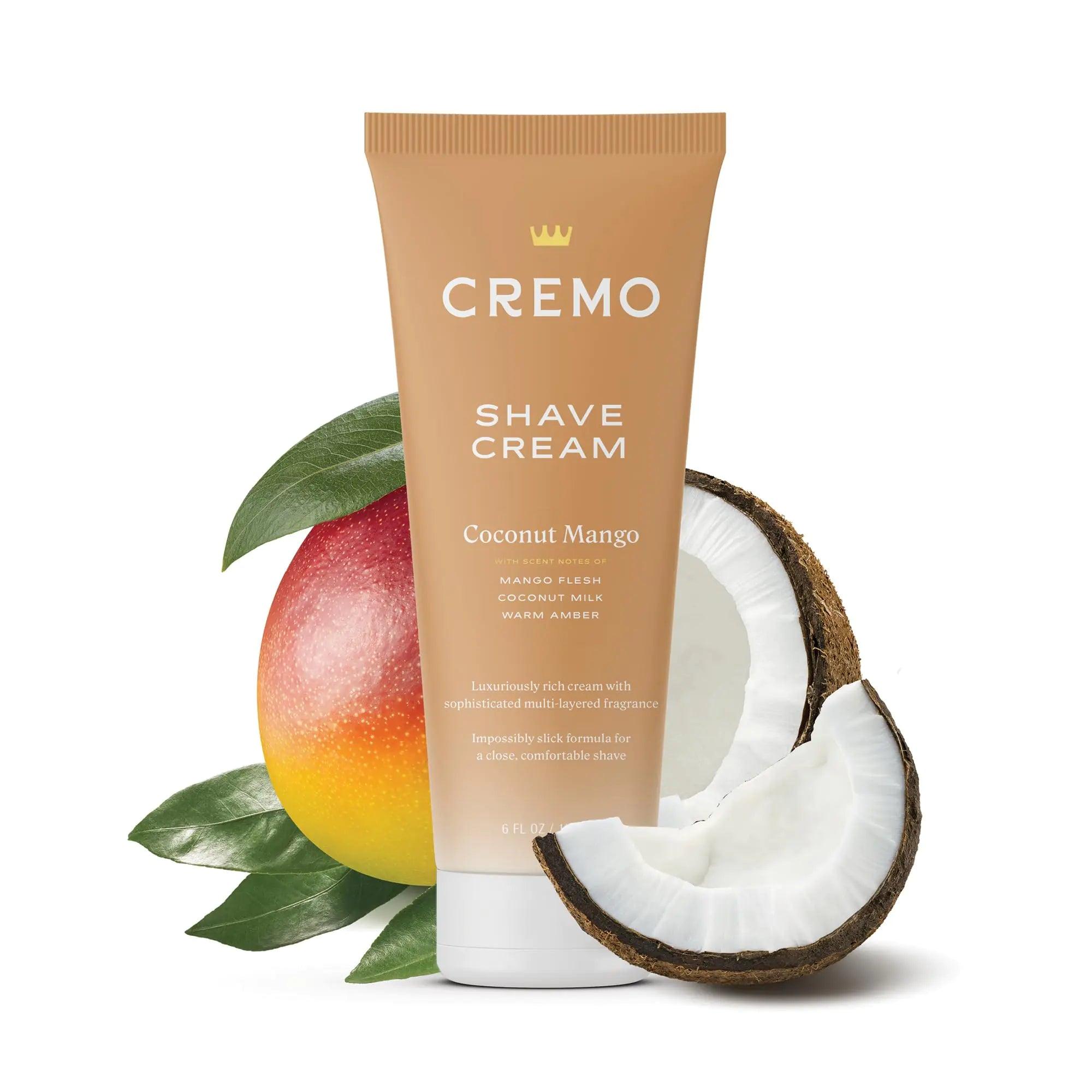 Cremo Coconut Mango Moisturizing Shave Cream, Astonishingly Superior Ultra-Slick Shaving Cream for Women Fights Nicks, Cuts and Razor Burn, 6 Fl Oz 6 Fl Oz (Pack of 1) - Evallys.com # #