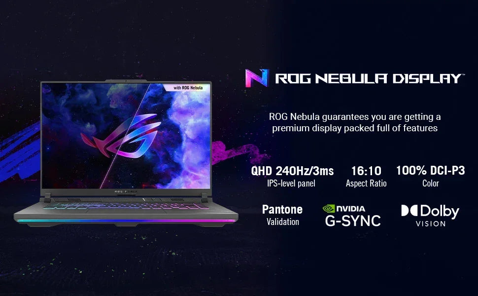 ASUS ROG Strix G16 16" Gaming Laptop,Intel Core i9-14900HX,NVIDIA GeForce RTX 4060,64GB RAM,4TB SSD,Eclipse Grey,with Gaming Mou - Evallys.com