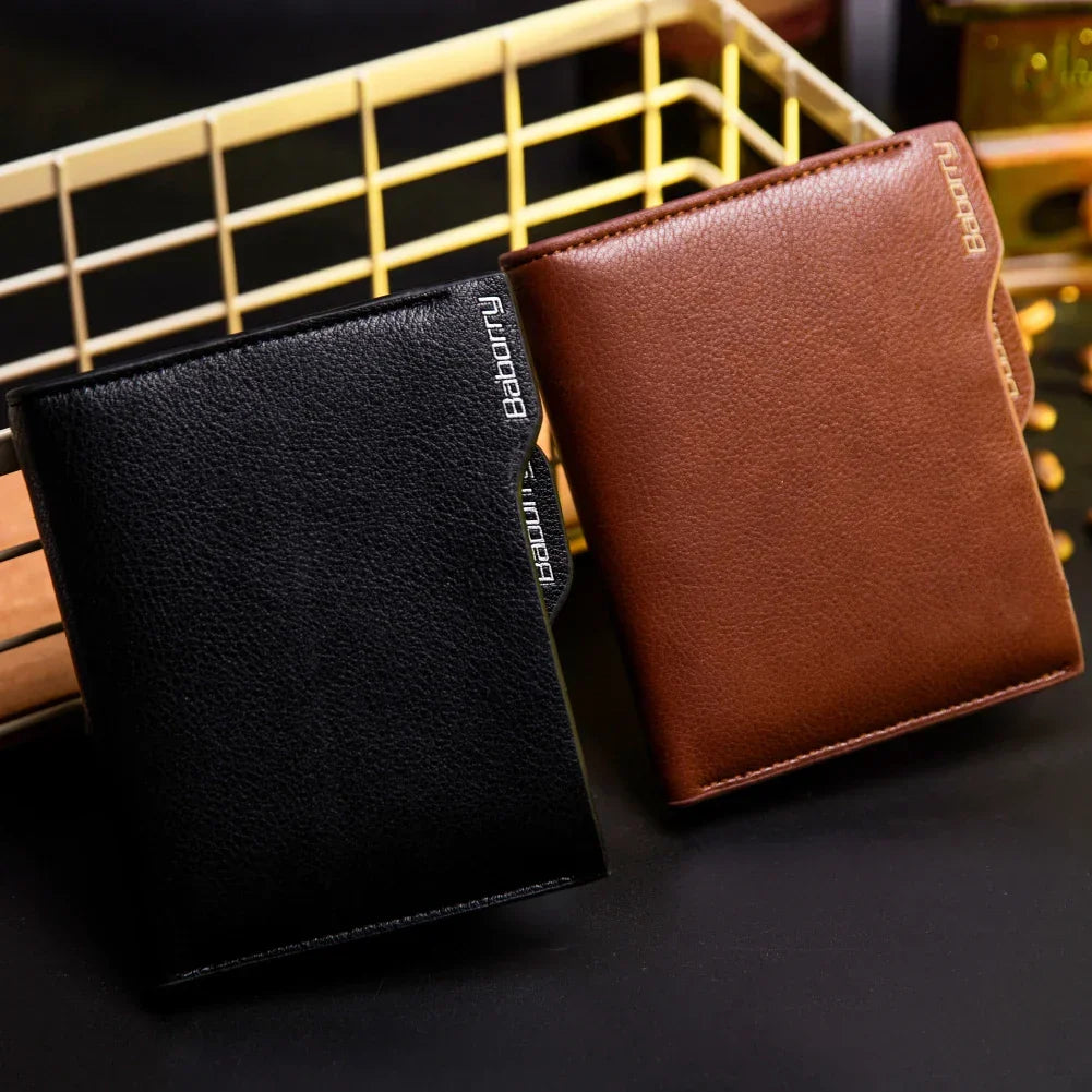 RFID Theft Protect Coin Bag zipper men wallets famous brand mens wallet male money purses Wallets New Design Top Men Wallet - Evallys.com