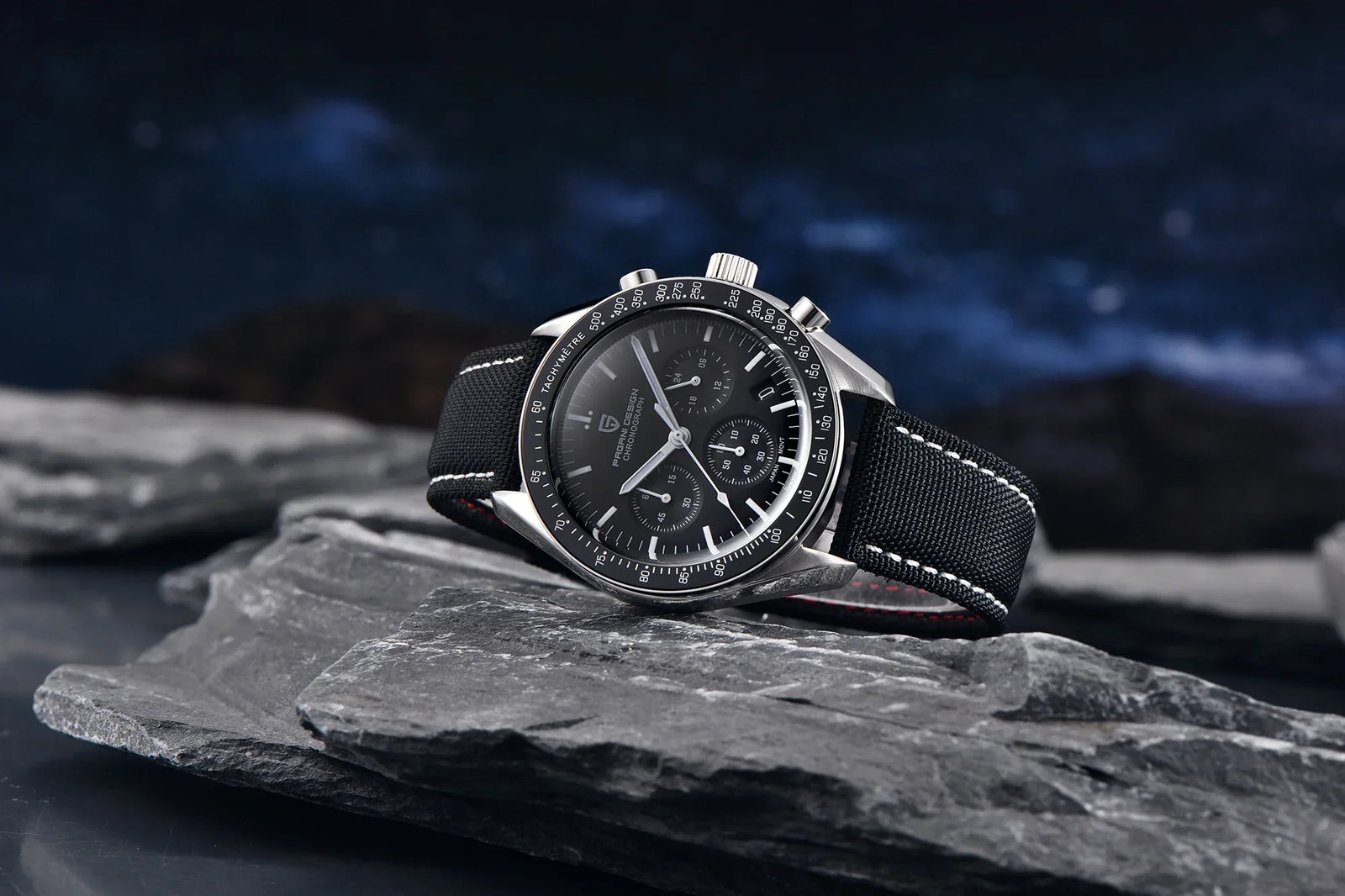 PAGANI DESIGN 2024 New Men's Watches Top Luxury Quartz Watch For Men Auto Date Speed Chronograph AR Sapphire Mirror Wrist watch - Evallys.com