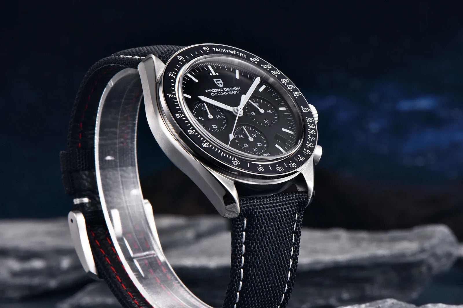 PAGANI DESIGN 2024 New Men's Watches Top Luxury Quartz Watch For Men Auto Date Speed Chronograph AR Sapphire Mirror Wrist watch - Evallys.com