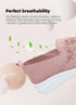 Women’s Breathable Hollow Flats – Slip-On Mesh Loafers with Floral Design - Evallys.com