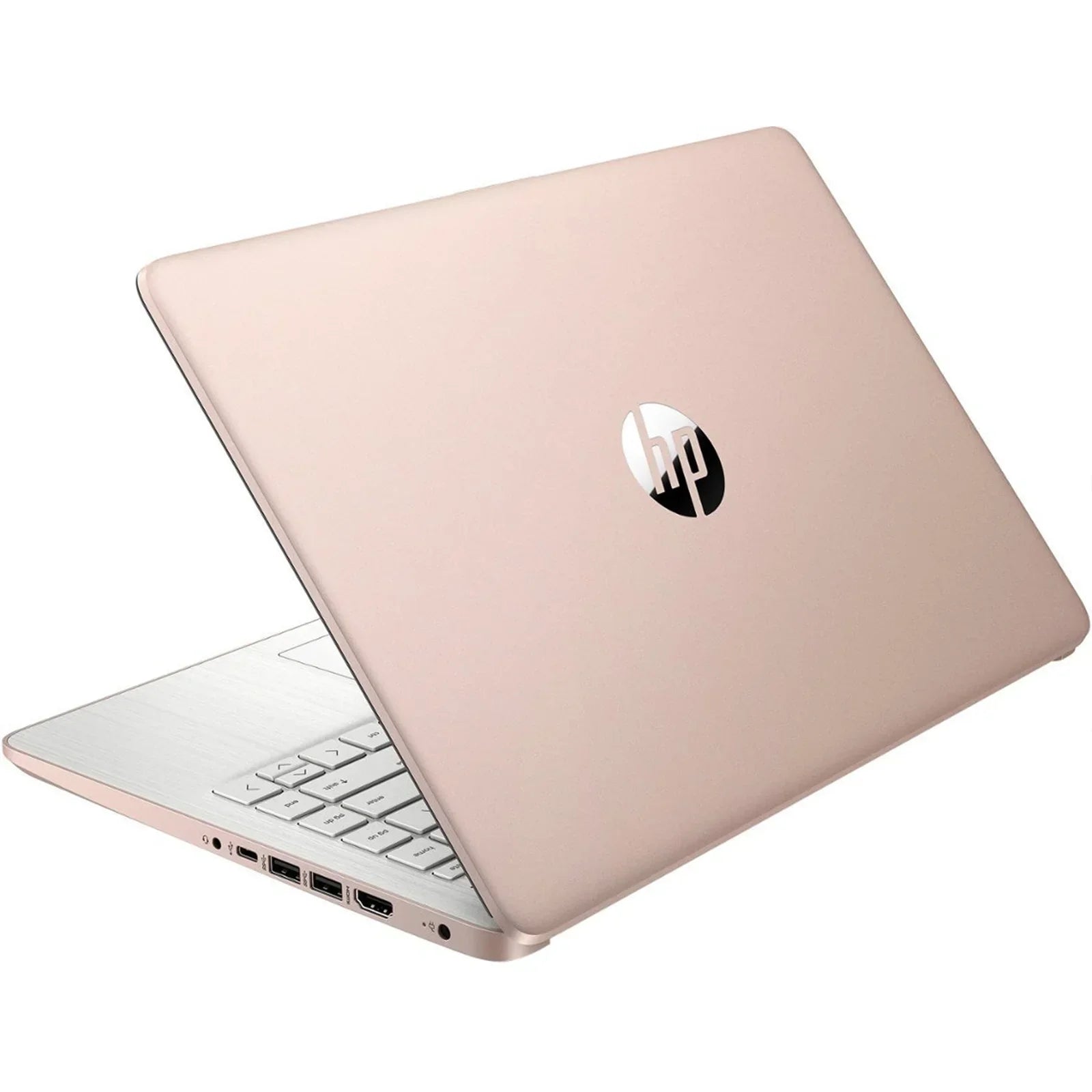 HP Newest 14" Business Laptop,Intel Celeron N4120,16GB RAM,384GB Storage(128GB eMMC+256GB Micro SD),1Year Office 365,Rose Gold - Evallys.com