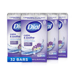 Dial Complete Antibacterial Deodorant Bar Soap, Lavender & Twilight Jasmine Scent, 4 oz, 8 Bars (Pack of 4) Lavender Jasmine 2 Pound (Pack of 4) - Evallys.com # #