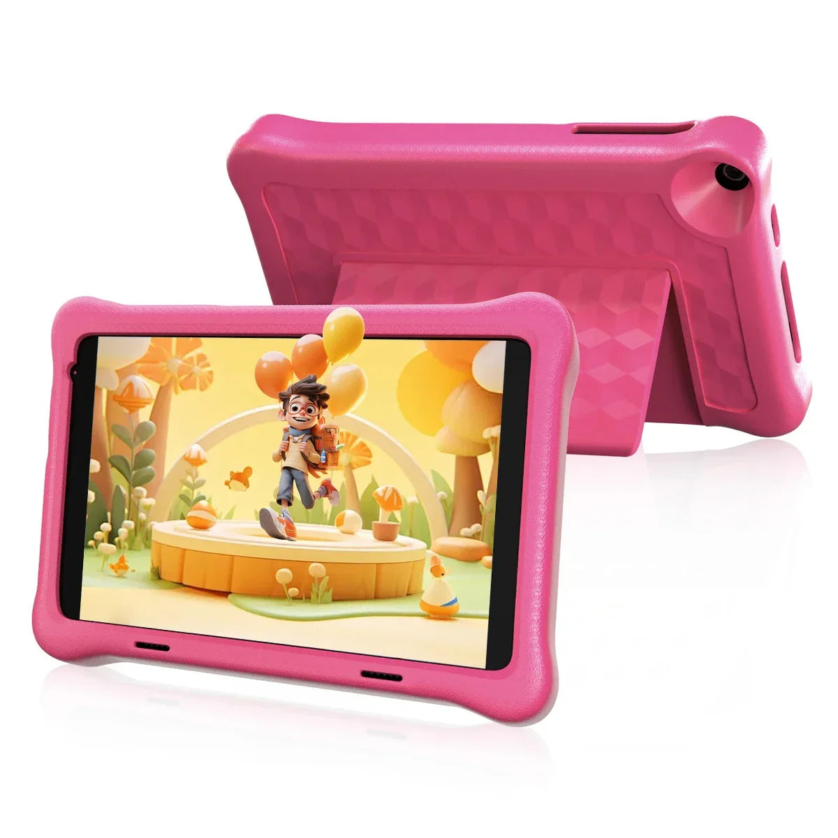 8 Inch Kid Tablet Android11 Learning Tablets Quad Core Processor 2GB+32GB 128GB Expansion 5000mAh Child Eye Protection With Case - Evallys.com