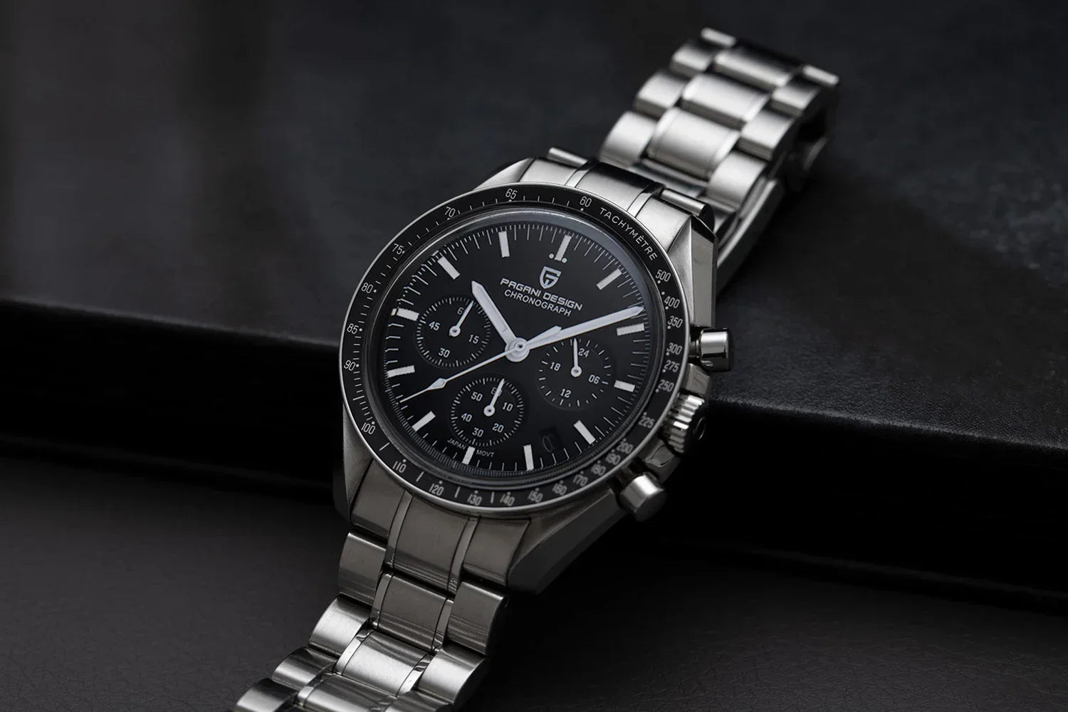 PAGANI DESIGN 2024 New Men's Watches Top Luxury Quartz Watch For Men Auto Date Speed Chronograph AR Sapphire Mirror Wrist watch - Evallys.com
