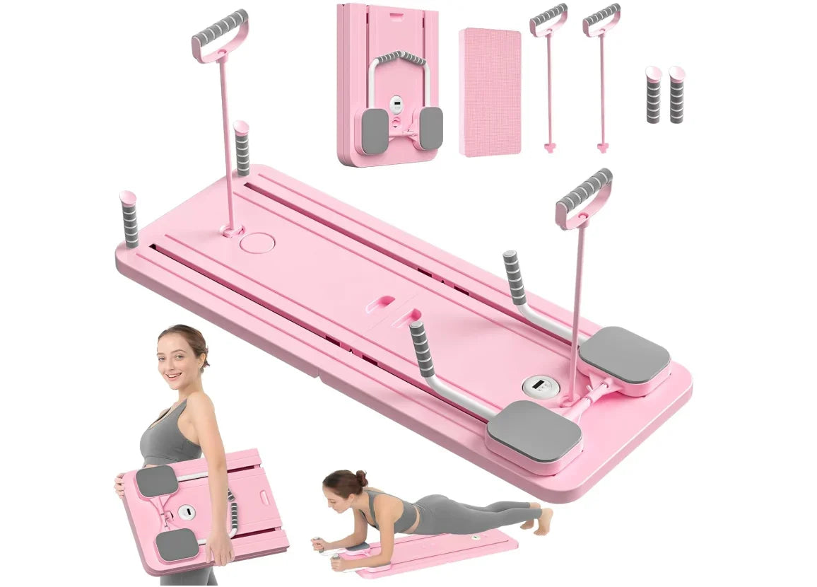 Adjustable Pilates Board – Home Workout Yoga & Core Trainer for Full Body - Evallys.com