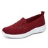Women’s Breathable Hollow Flats – Slip-On Mesh Loafers with Floral Design - Evallys.com