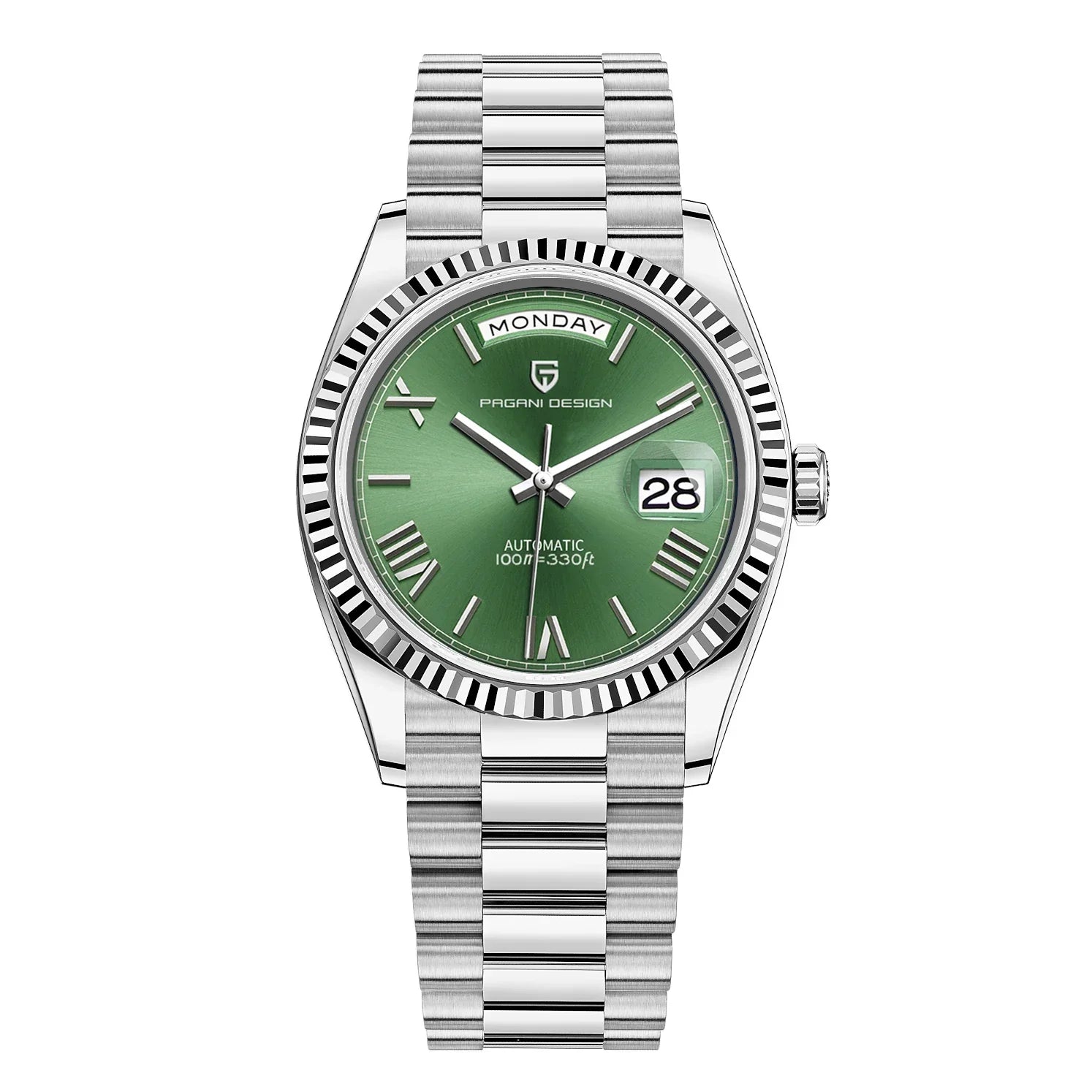 PAGANI DESIGN DD36 Gold Green V2 Men's Mechanical Watches Luxury Automatic Watch For Men 2024 New AR Sapphire glass Wrist watch - Evallys.com