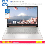 HP Newest 14" Business Laptop,Intel Celeron N4120,16GB RAM,384GB Storage(128GB eMMC+256GB Micro SD),1Year Office 365,Rose Gold - Evallys.com