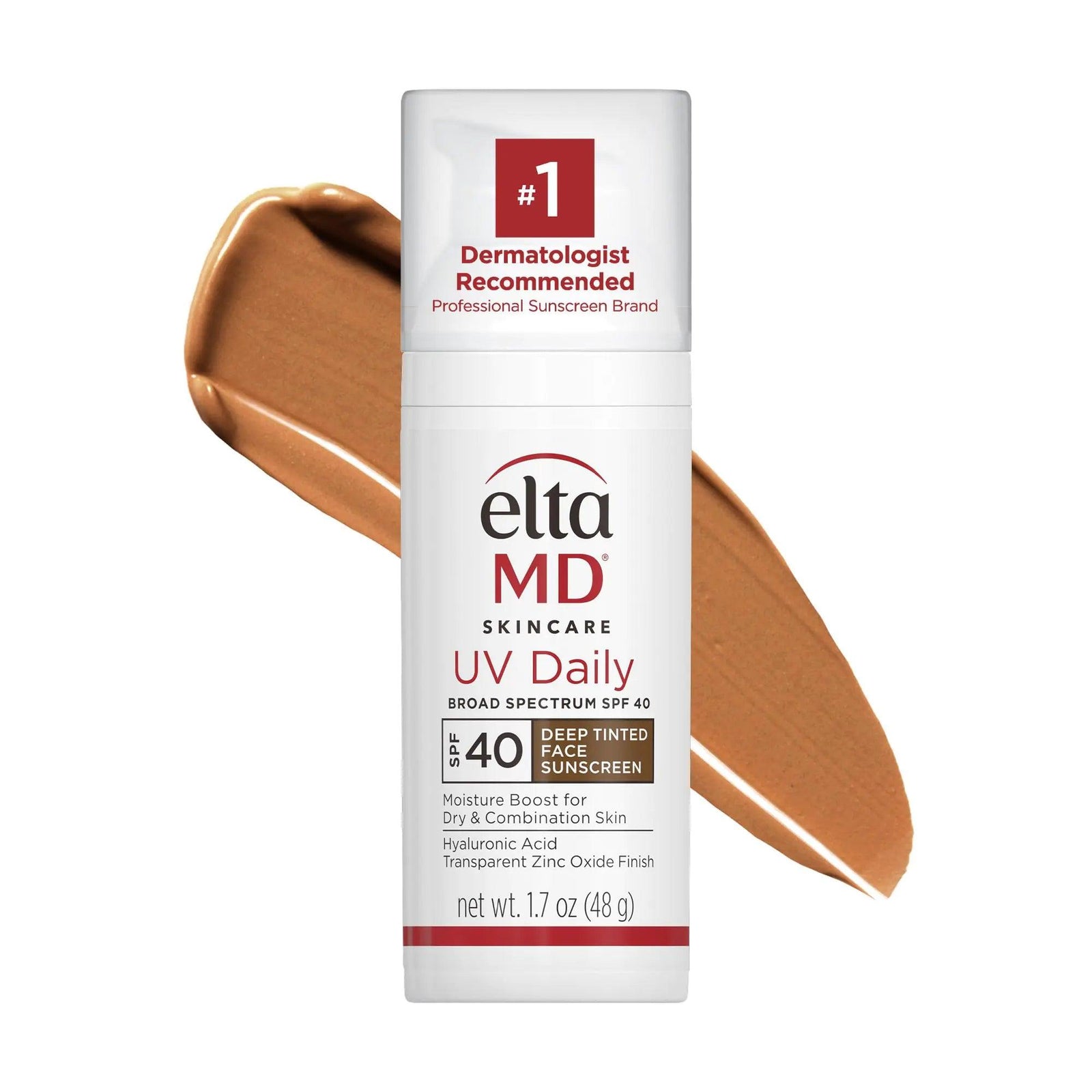 EltaMD UV Daily SPF 40 Tinted Face Sunscreen Moisturizer, Tinted Moisturizer for Face with SPF, Great for Dry, Combination, and Normal Skin Deep tinted - Evallys.com # #