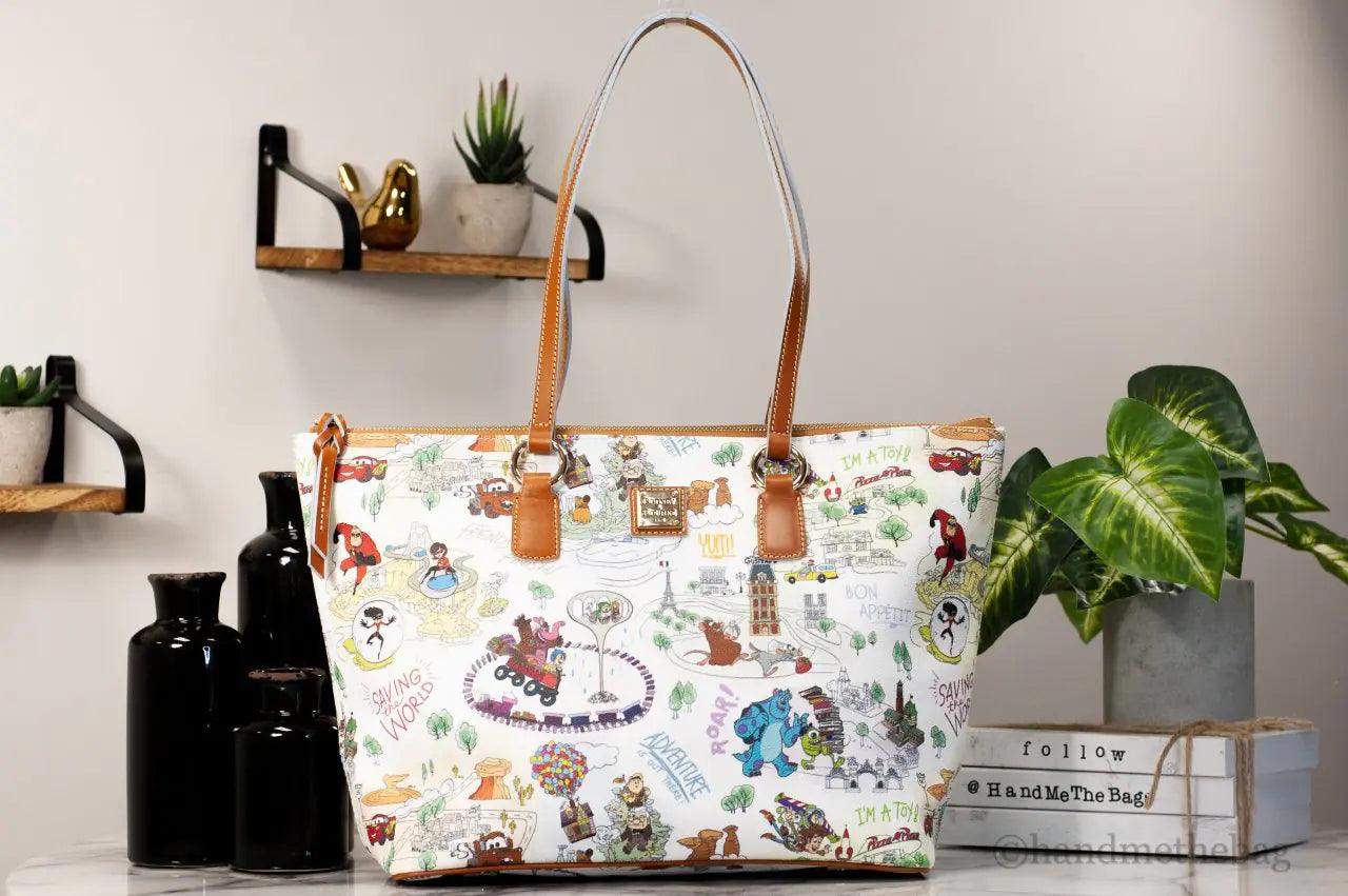 Dooney & Bourke Disney Pixar Maps Top Handle Tote - Evallys.com # #