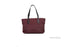 Burberry Small Burgundy Logo Branded Econyl Nylon Tote Bag - Evallys.com # #