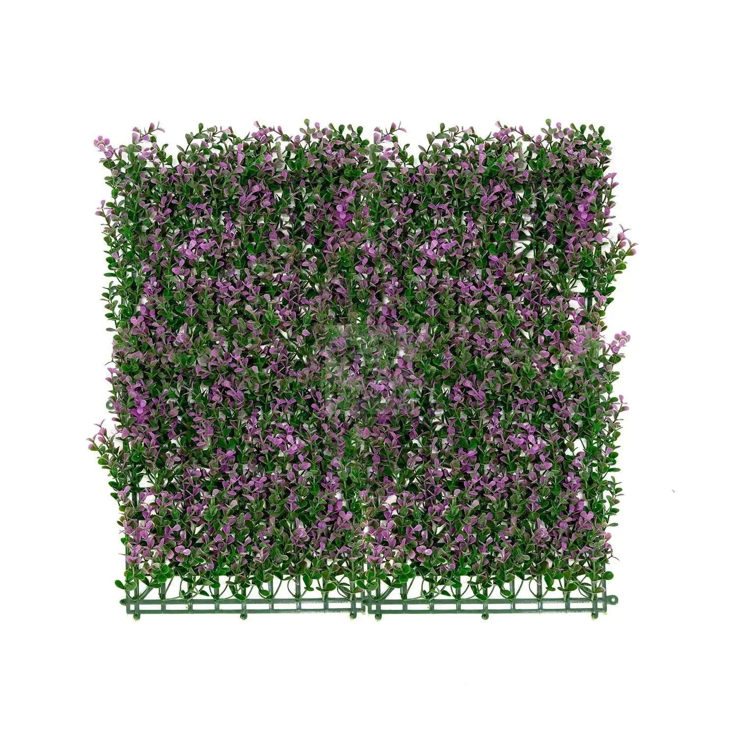 Artificial Purple Lavender Foliage Wall Panels 33 SQ FT UV Resistant - Evallys.com # #