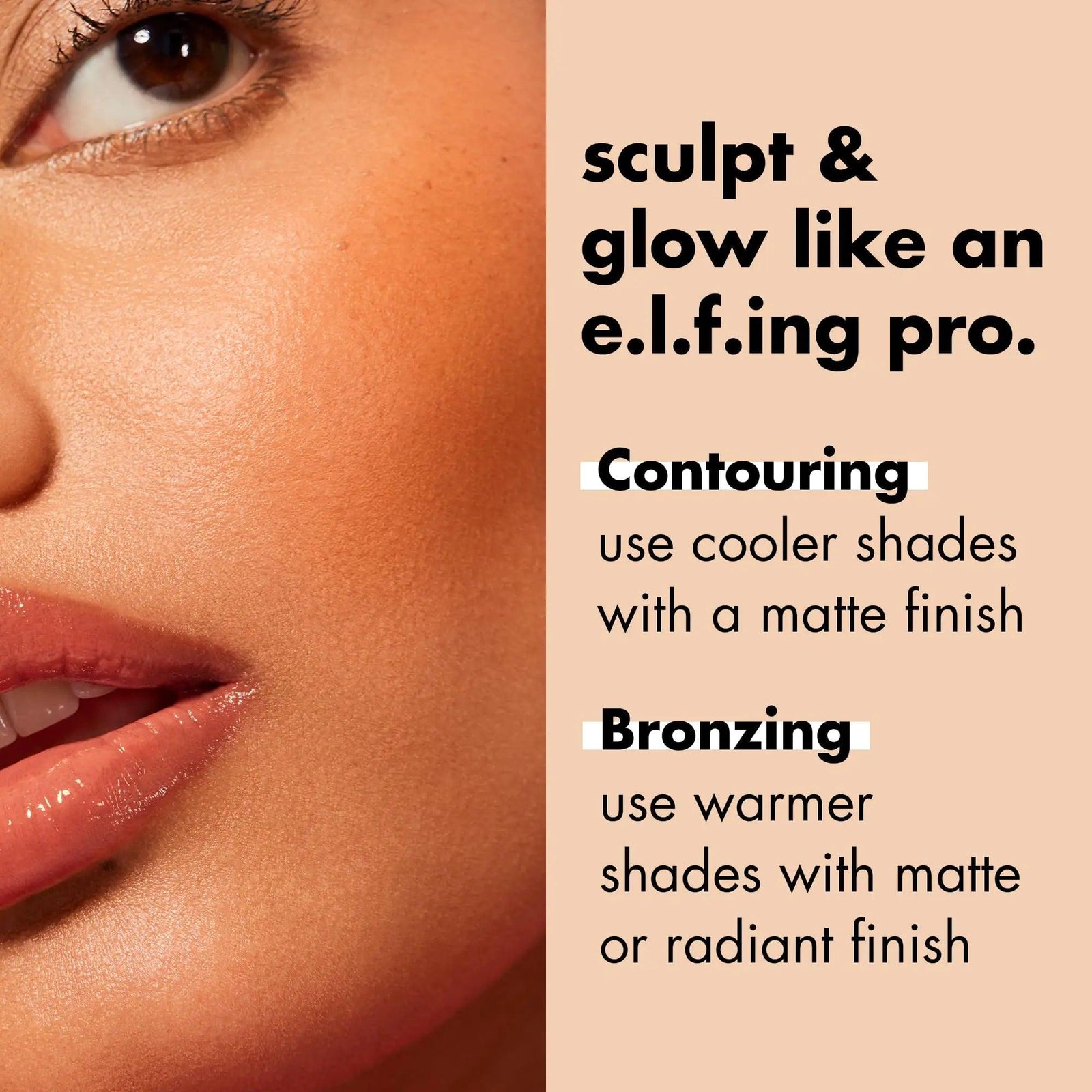 e.l.f. Primer-Infused Bronzer, Long-Lasting, Lightweight & Buildable Powder Bronzer, Delivers A Matte Finish, Vegan & Cruelty-Free, Sun-Soaked 0.35 Ounce (Pack of 1) - Evallys.com # #