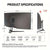 A 34-inch ultra-large curved gaming monitor with 4K HD picture quality, a 165Hz high refresh rate, and a 1500R curvature. - Evallys.com